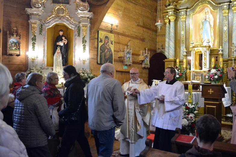 Relikwie i obraz bł. Rodziny Ulmów w Ortelu Królewskim Drugim