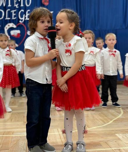 Święto Niepodległości w Przedszkolu Jana Pawła II w Łukowie