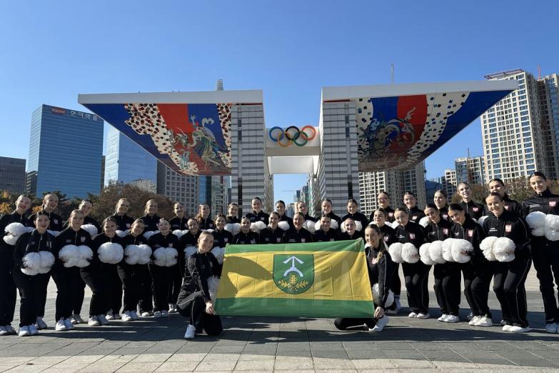 Złote cheerleaderki z powiatu garwolińskiego