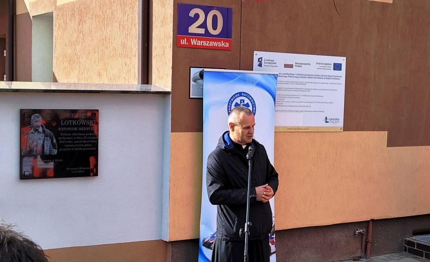 Oddali hołd tragicznie zmarłemu koledze