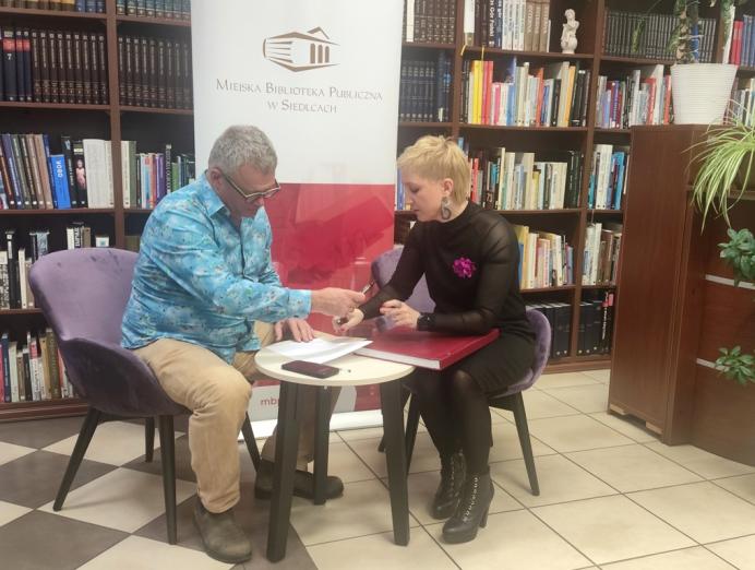 Spotkanie autorskie z Marcinem Mellerem w MBP w Siedlcach