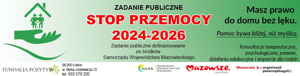 STOP PRZEMOCY - fundacja pozytyw